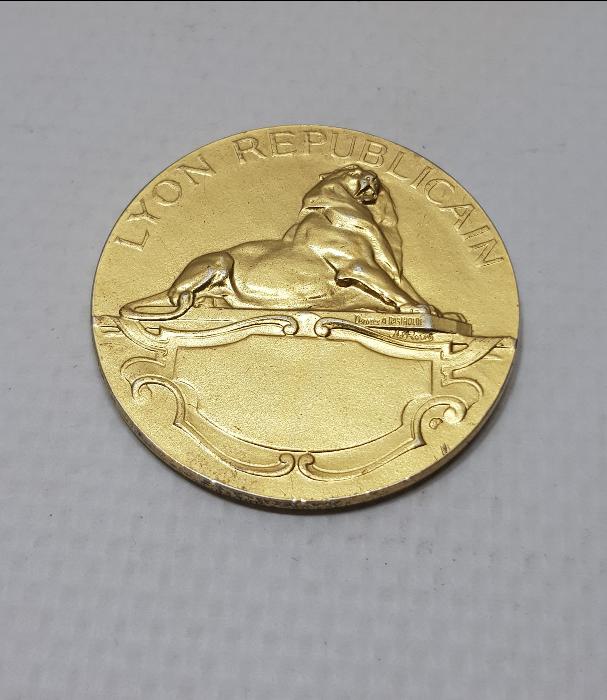 REPUBLIQUE FRANÇAISE LYON REPUBLICAIN NADİR MADALYA