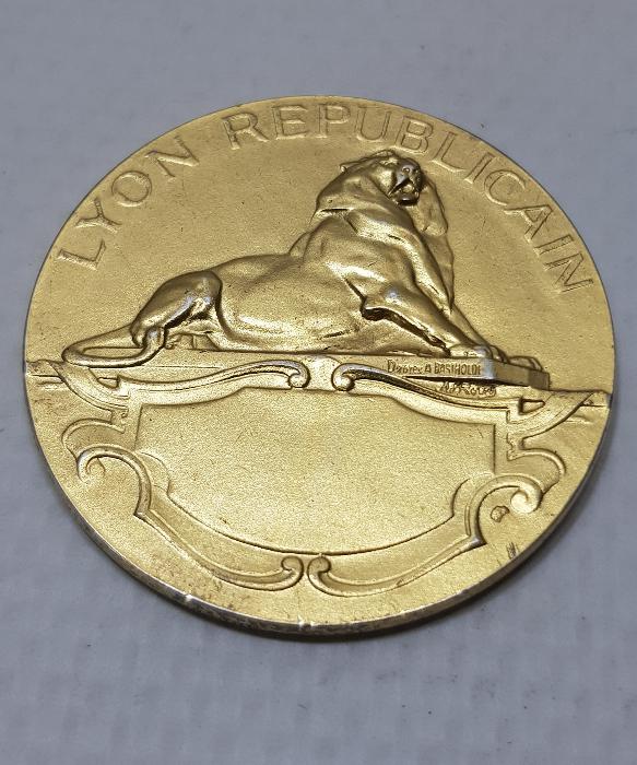 REPUBLIQUE FRANÇAISE LYON REPUBLICAIN NADİR MADALYA