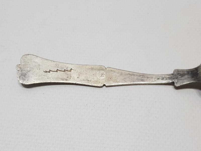 SULTAN VAHDETTİN DÖNEMİ ÇOK NADİR HİLAL VE SAH DAMGALI GÜMÜŞ TATLI KAŞIĞI