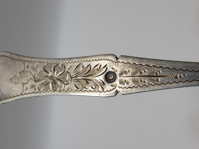 SULTAN VAHDETTİN DÖNEMİ ÇOK NADİR HİLAL VE SAH DAMGALI GÜMÜŞ TATLI KAŞIĞI