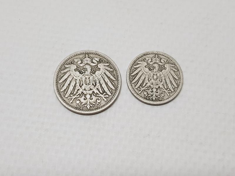 1900'LERDEN İKİ ADET ALMAN PFENNIG PARA