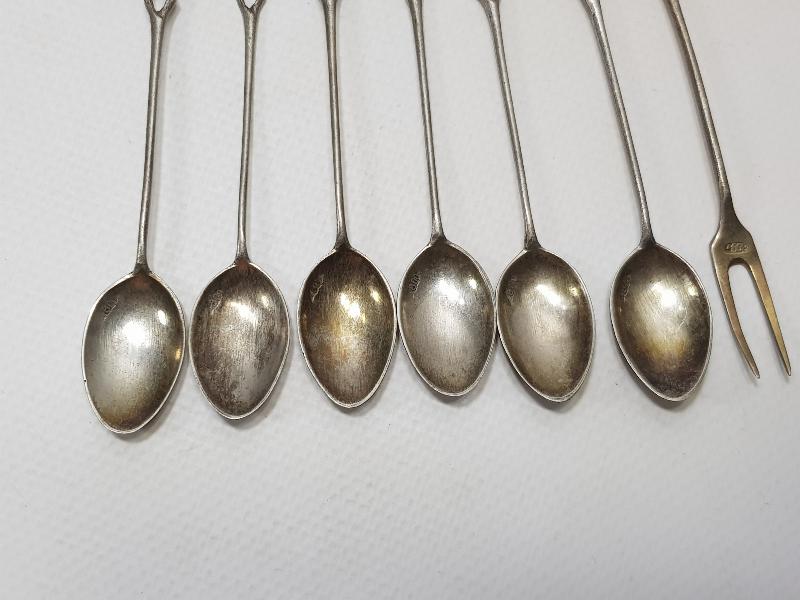 ANTİKA GÜMÜŞ ÇAY KAŞIĞI TAKIMI