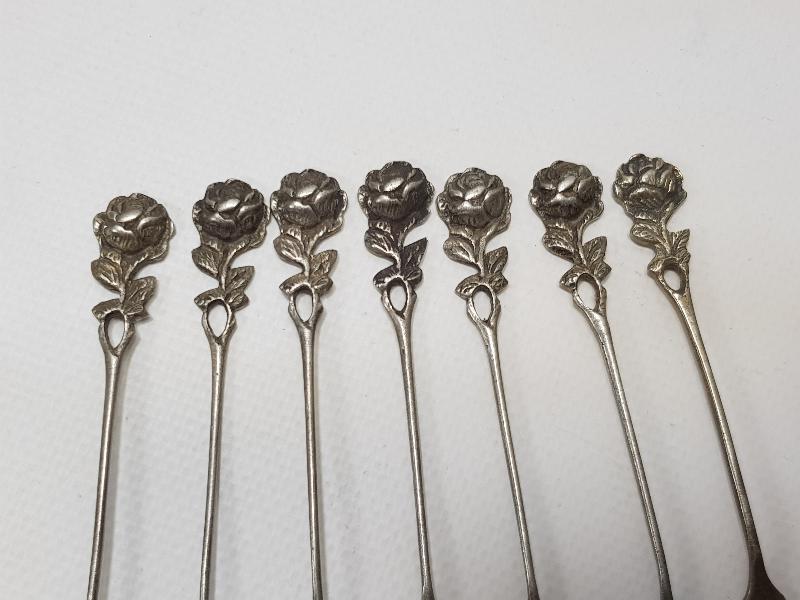 ANTİKA GÜMÜŞ ÇAY KAŞIĞI TAKIMI