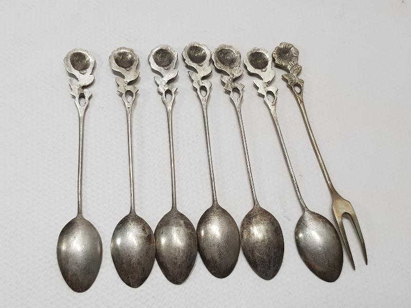 ANTİKA GÜMÜŞ ÇAY KAŞIĞI TAKIMI