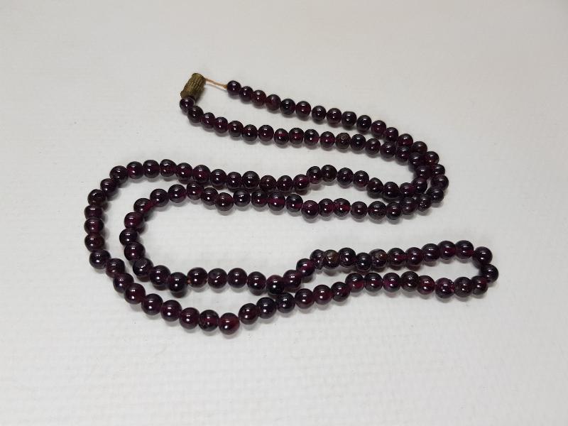 ANTİKA LAL TAŞI GERDANLIK