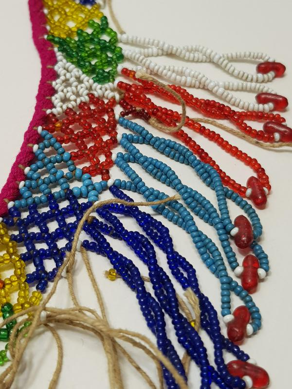 OSMANLI DÖNEMİ BONCUK İŞLEME YÖRÜK TÜRKMEN ALINLIĞI