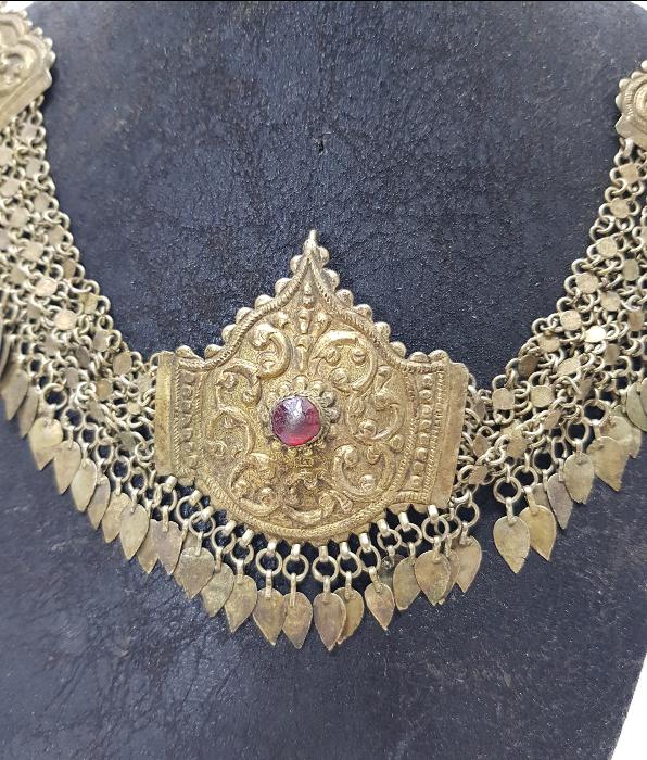 OSMANLI DÖNEMİ GÜMÜŞ KADIN ALINLIĞI - CINGIL