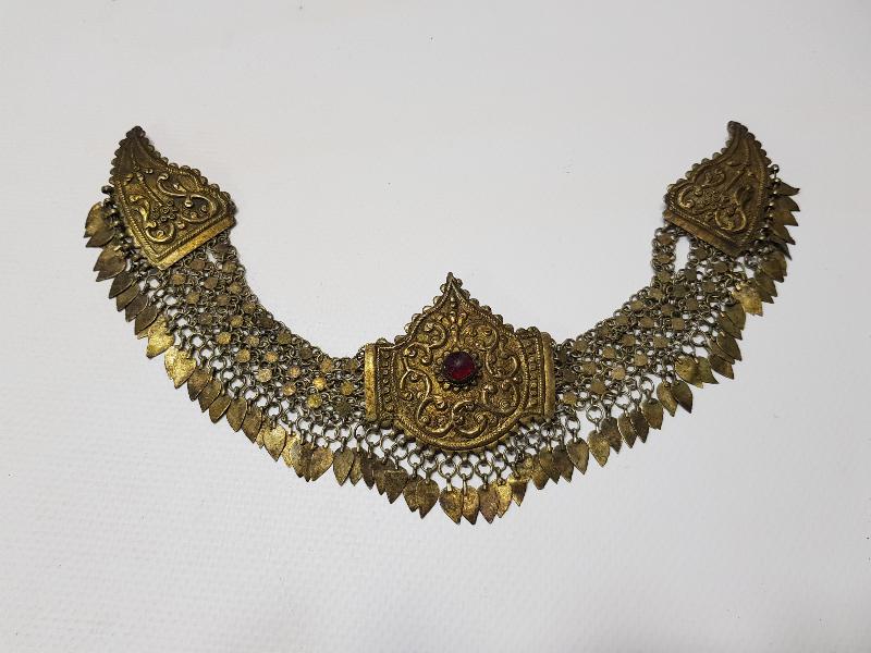 OSMANLI DÖNEMİ GÜMÜŞ KADIN ALINLIĞI - CINGIL