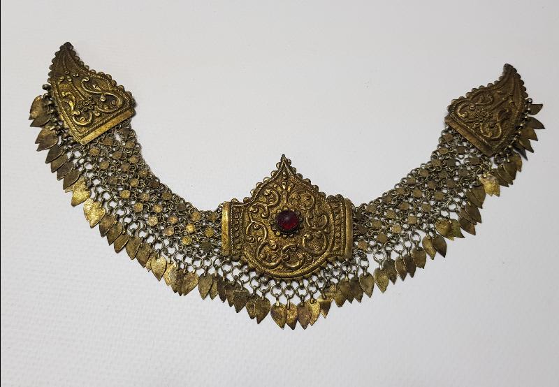 OSMANLI DÖNEMİ GÜMÜŞ KADIN ALINLIĞI - CINGIL