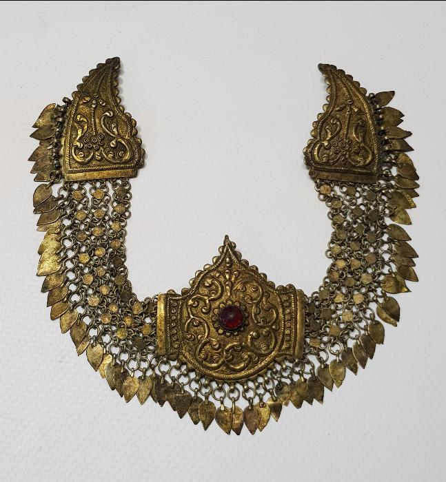 OSMANLI DÖNEMİ GÜMÜŞ KADIN ALINLIĞI - CINGIL