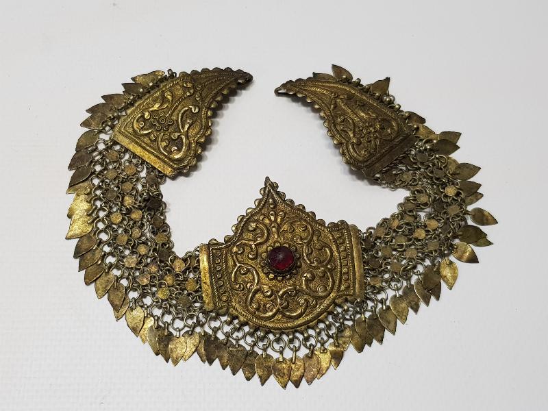 OSMANLI DÖNEMİ GÜMÜŞ KADIN ALINLIĞI - CINGIL