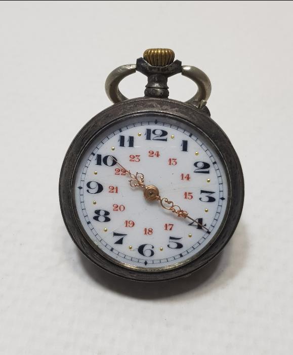 OSMANLI DÖNEMİ GÜMÜŞ KASA ZENNE CEP SAATİ