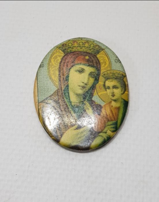 OSMANLI DÖNEMİ HAZRETİ MERYEM VE ÇOCUK İSA TEMALI İKONA