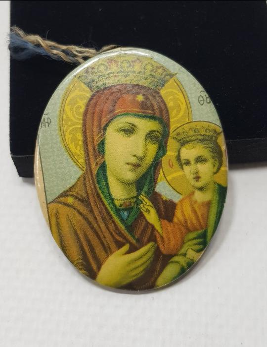 OSMANLI DÖNEMİ HAZRETİ MERYEM VE ÇOCUK İSA TEMALI İKONA