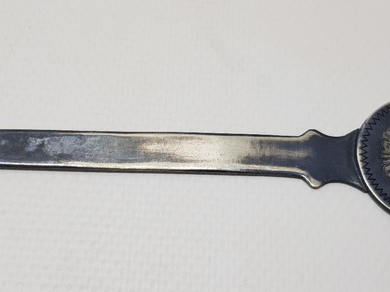 OSMANLICA YAIZLI MEŞRUTİYET TEMALI GÜMÜŞ ZARF AÇACAĞI