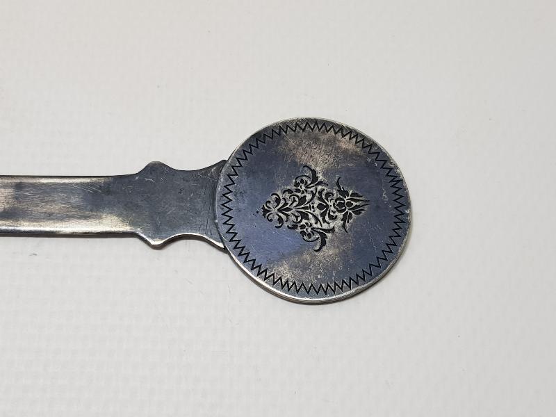 OSMANLICA YAIZLI MEŞRUTİYET TEMALI GÜMÜŞ ZARF AÇACAĞI