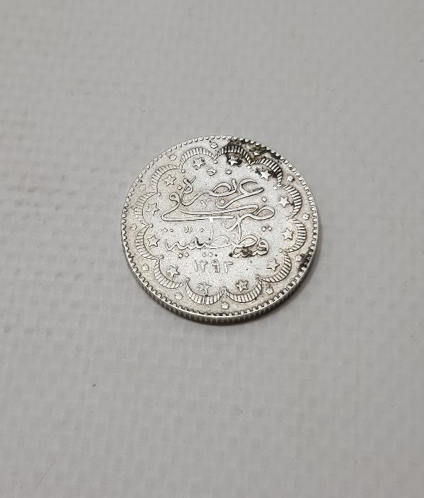 SULTAN ABDÜLHAMİD HAN DÖNEMİ GÜMÜŞ 5 KURUŞ MECİDİYE