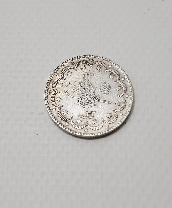 SULTAN ABDÜLHAMİD HAN DÖNEMİ GÜMÜŞ 5 KURUŞ MECİDİYE