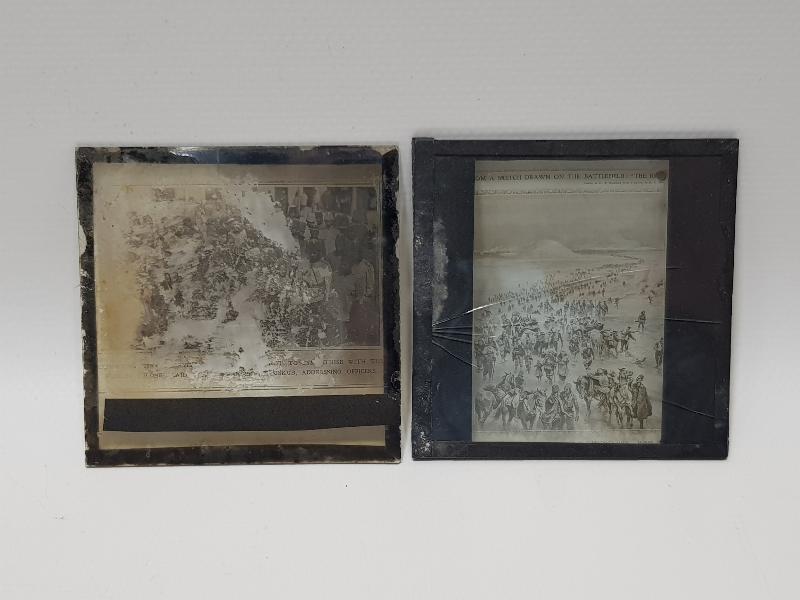 1. DÜNYA SAVAŞI DÖNEMİ İKİ ADET CAM NEGATİF