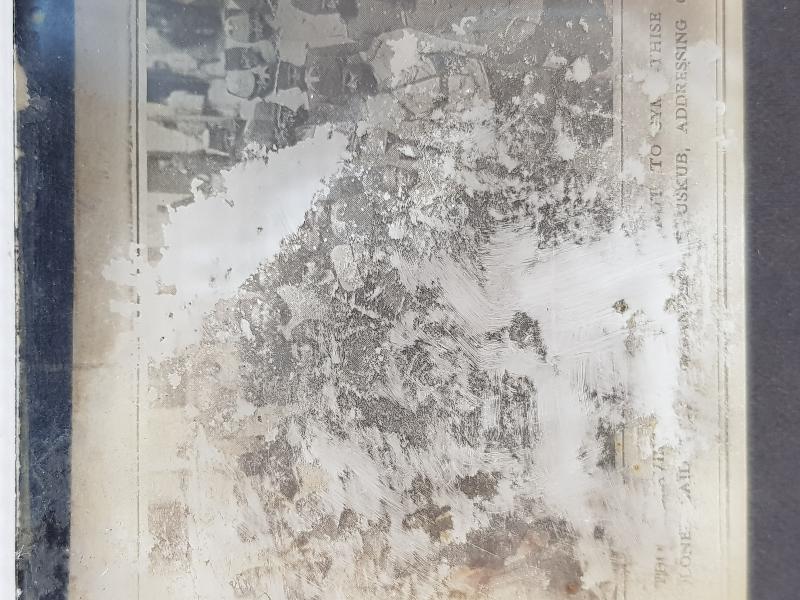 1. DÜNYA SAVAŞI DÖNEMİ İKİ ADET CAM NEGATİF