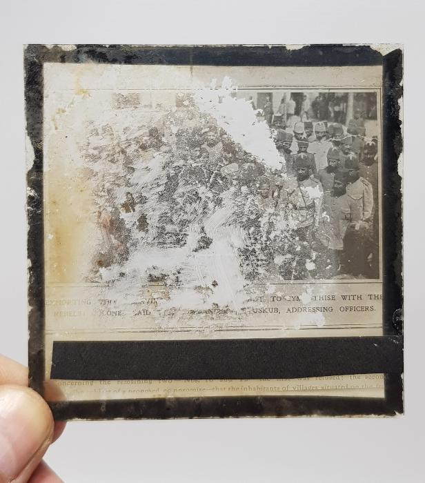 1. DÜNYA SAVAŞI DÖNEMİ İKİ ADET CAM NEGATİF