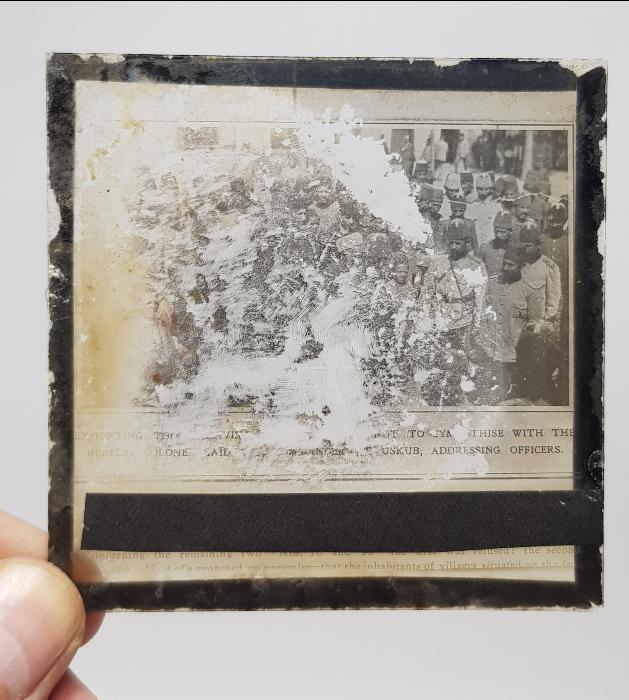 1. DÜNYA SAVAŞI DÖNEMİ İKİ ADET CAM NEGATİF