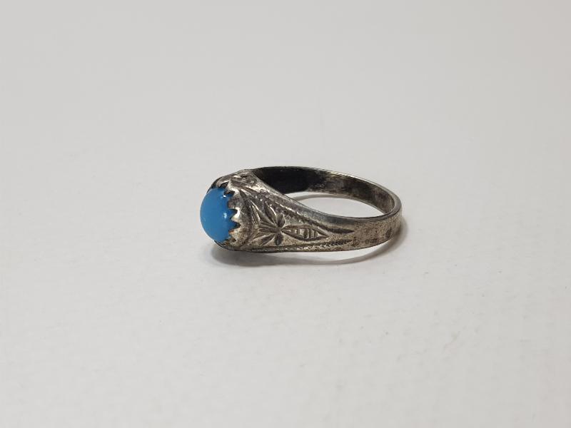 OSMANLI DÖNEMİ ÇOK NADİR BEYKOZ İŞİ GÜMÜŞ YÜZÜK 