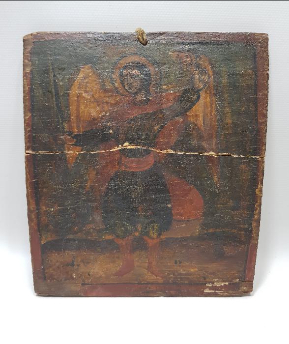 OSMANLI DÖNEMİ EL BOYAMA YAĞLI BOYA İKONA