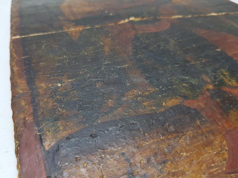 OSMANLI DÖNEMİ EL BOYAMA YAĞLI BOYA İKONA