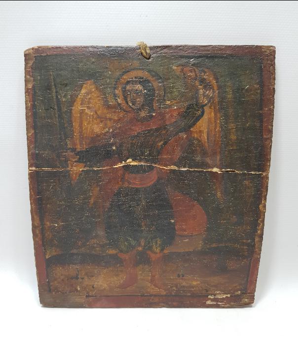 OSMANLI DÖNEMİ EL BOYAMA YAĞLI BOYA İKONA