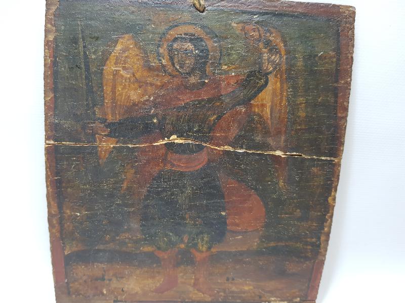 OSMANLI DÖNEMİ EL BOYAMA YAĞLI BOYA İKONA