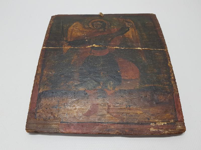 OSMANLI DÖNEMİ EL BOYAMA YAĞLI BOYA İKONA