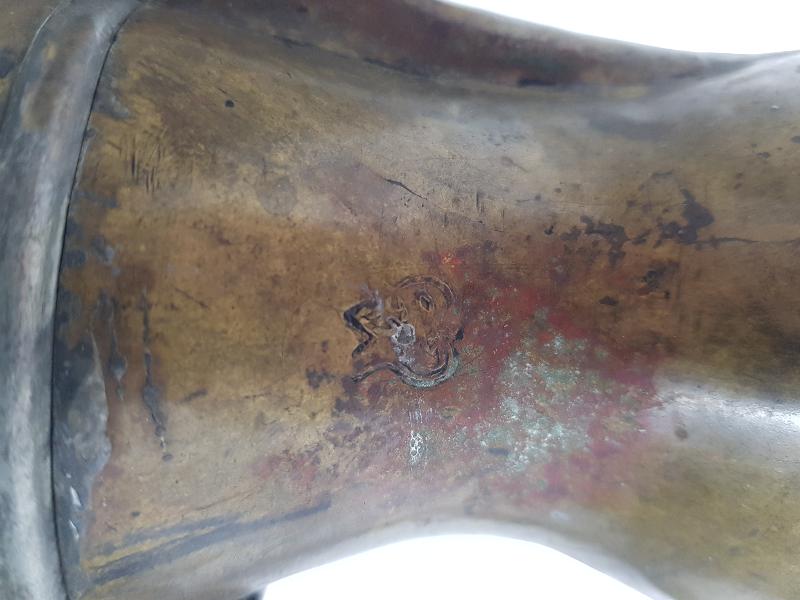 OSMANLI DÖNEMİ KAPAK TUTAMACI SİKKE FORMLU TEKKE İŞİ KAHVEDAN