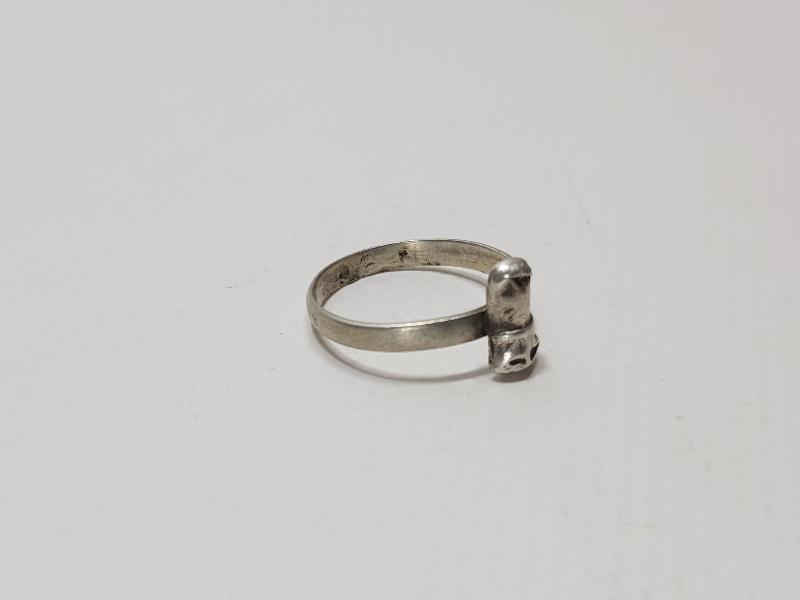 OSMANLI DÖNEMİ MEVLEVİ DERVİŞ SİKKELİ GÜMÜŞ YÜZÜK