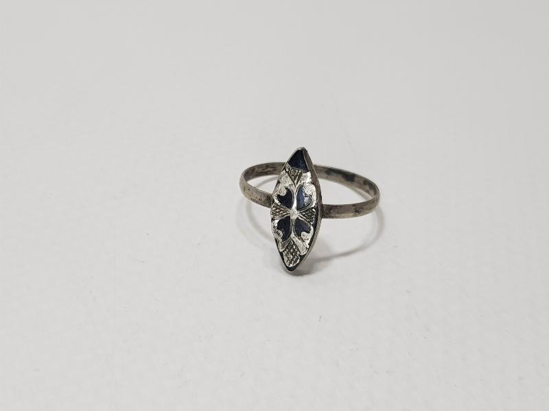 OSMANLI DÖNEMİ OLTU TAŞLI GÜMÜŞ YÜZÜK