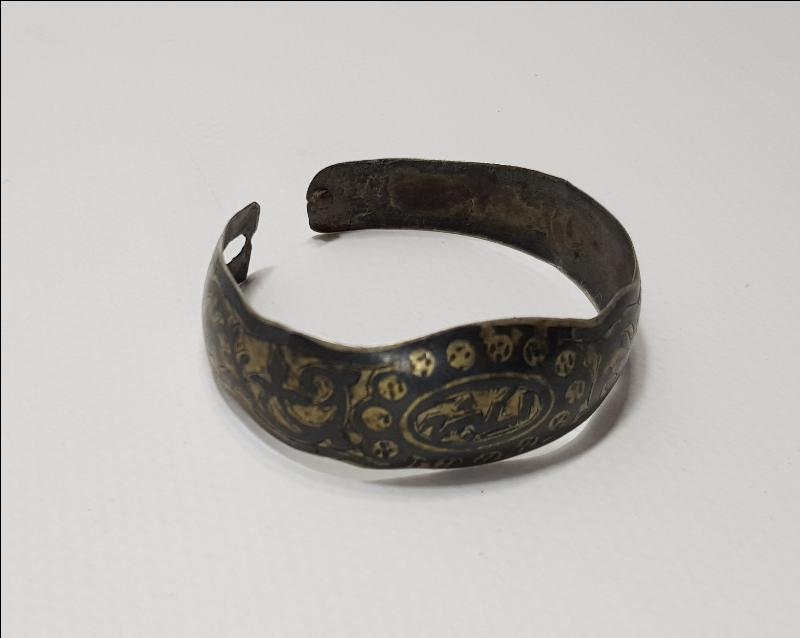 OSMANLICA ESKİŞEHİR YAZILI SAVATLI GÜMÜŞ BİLEZİK