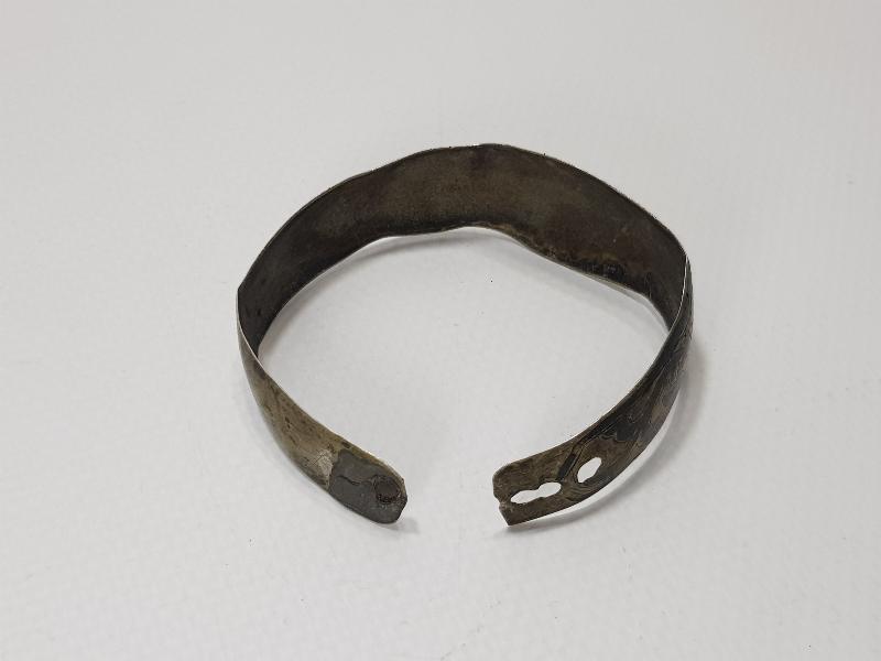 OSMANLICA ESKİŞEHİR YAZILI SAVATLI GÜMÜŞ BİLEZİK