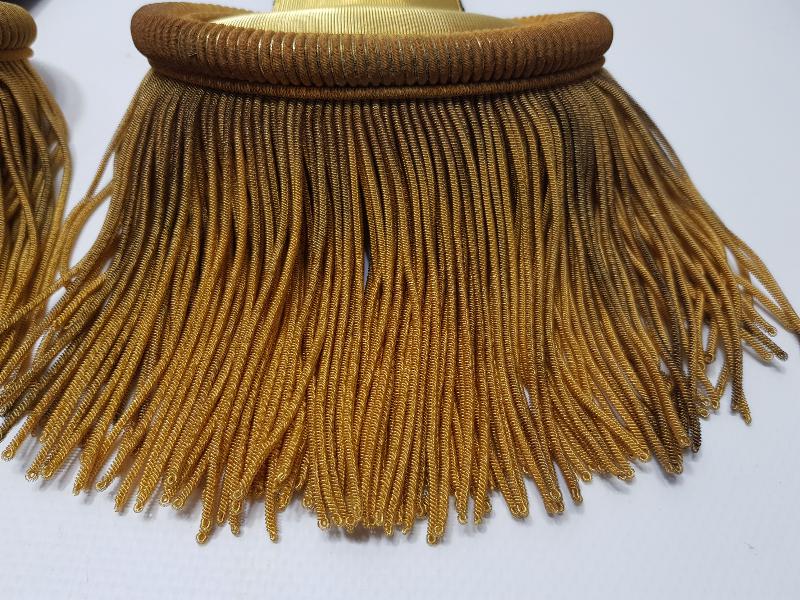 OSMANLICA YAZILI ORJİNAL KUTUSUNDA TOPÇU PAŞA APOLETİ