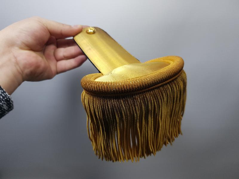 OSMANLICA YAZILI ORJİNAL KUTUSUNDA TOPÇU PAŞA APOLETİ