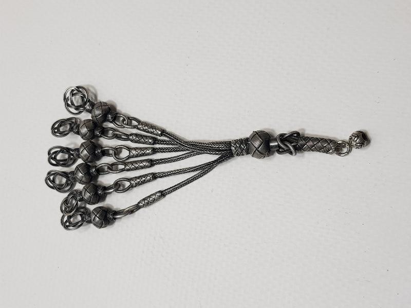 TRABZON İŞİ HASIR ÖRME GÜMÜŞ KAZAZİYE TESPİH SALLAMASI