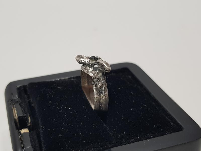 YILANLAR GÖRSELLİ GÜMÜŞ YÜZÜK