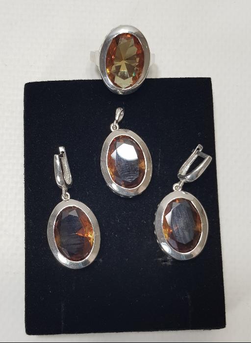 ZULTANİT TAŞLI GÜMÜŞ TAKI SETİ