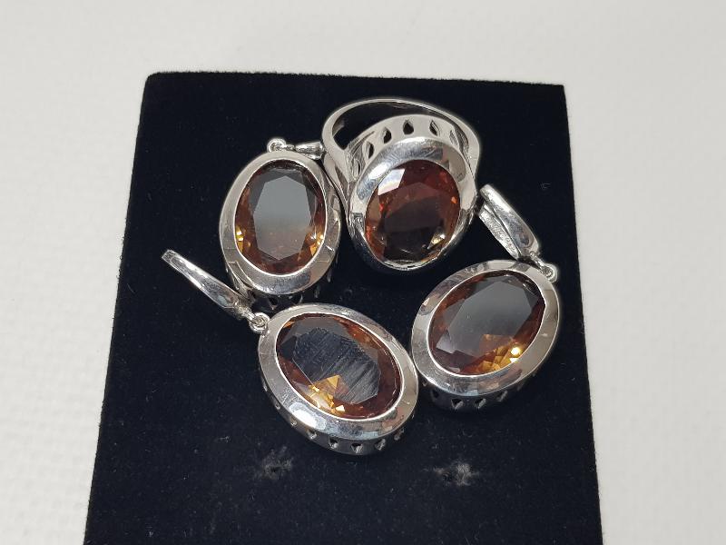 ZULTANİT TAŞLI GÜMÜŞ TAKI SETİ