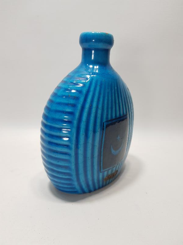 OSMANLI DÖNEMİ AY YILDIZLI ÇOK NADİR KÜTAHYA SERAMİK MATARA