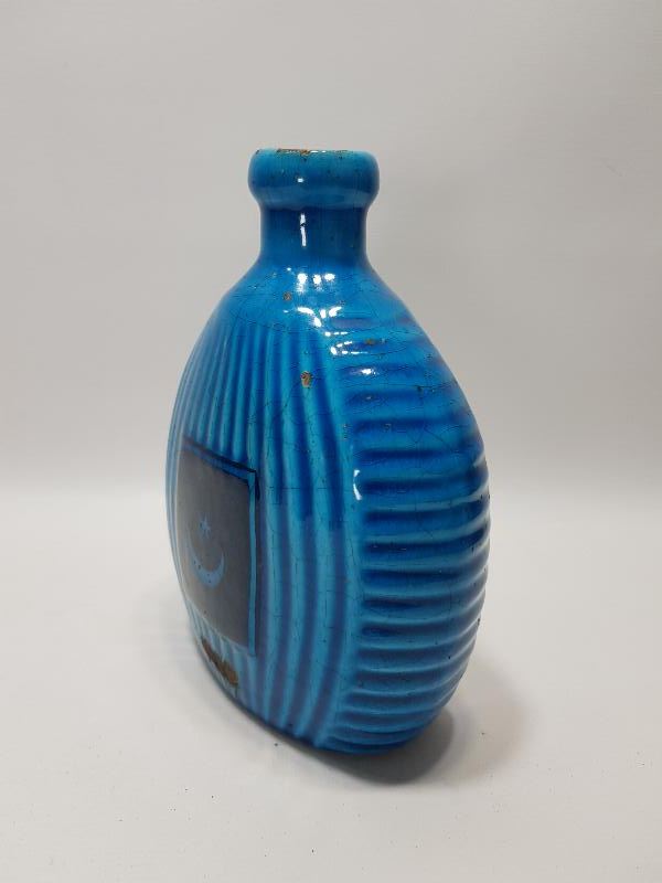 OSMANLI DÖNEMİ AY YILDIZLI ÇOK NADİR KÜTAHYA SERAMİK MATARA