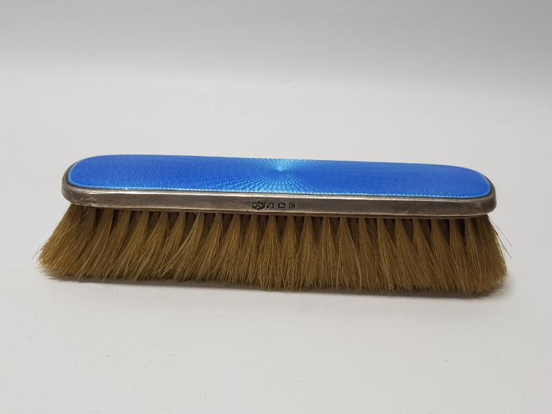 1880'LERDEN GÜMÜŞ ÜZERİ MİNELİ ELBİSE FIRÇASI