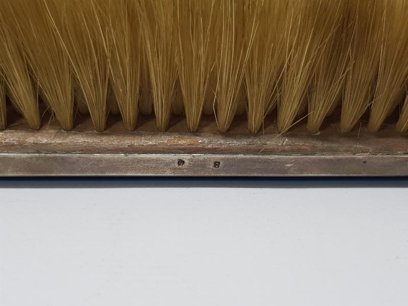 1880'LERDEN GÜMÜŞ ÜZERİ MİNELİ ELBİSE FIRÇASI