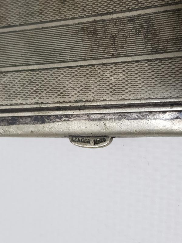 OSMANLI DÖNEMİ ALPAKA TÜTÜN TABAKASI