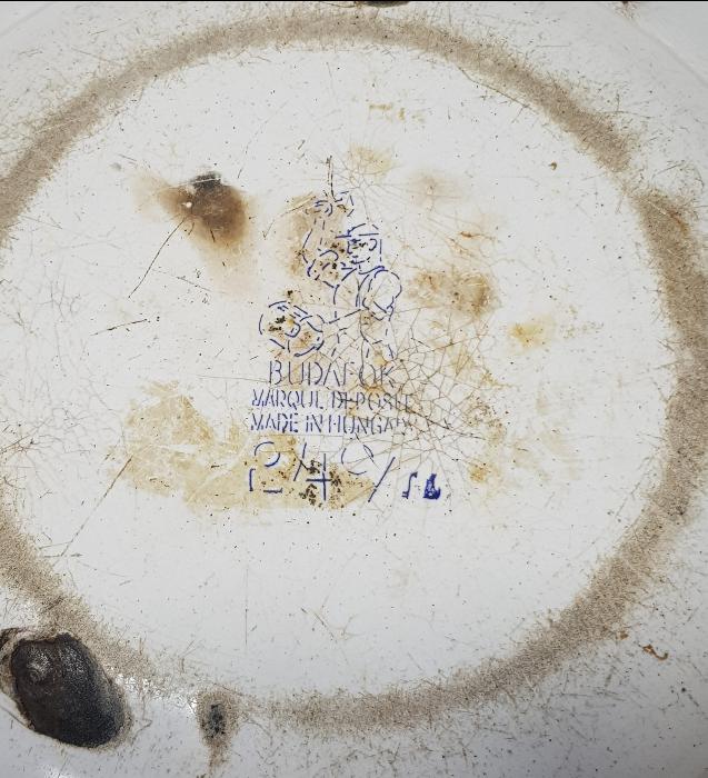 OSMANLI DÖNEMİ AY YILDIZLI EMAYE TABAK