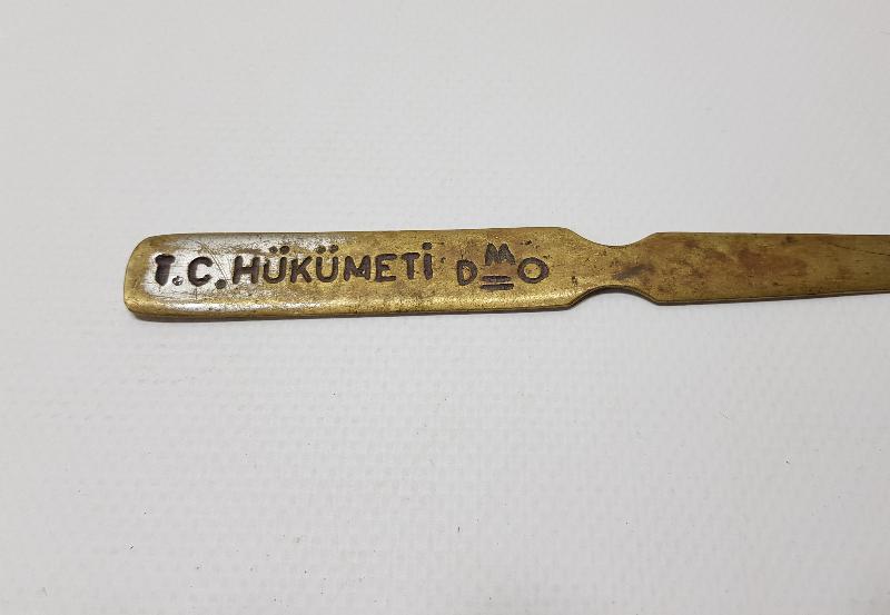 TC HÜKÜMETİ DMO KARAKALFA YAZILI MEKTUP ZARFI AÇACAĞI